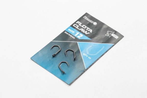 parentcategory1} Hooks & Sharpening T6142 Nash Flota Claw Size 10 - Micro Barb