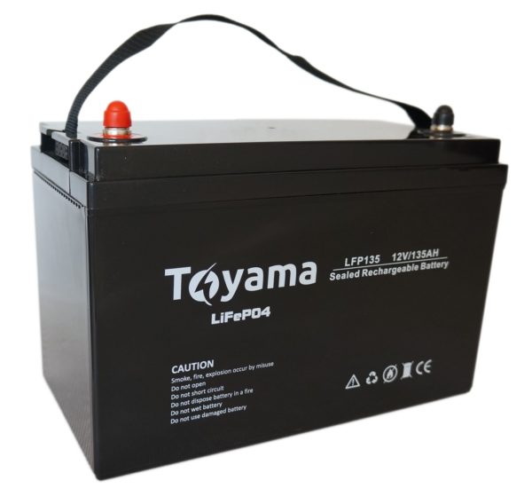 Akumulator litowy Toyama LFP 135 LiFePO4 135Ah 12V z BMS