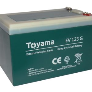 Akumulator żelowy Toyama EV 123G 12 Ah do pojazdów elektrycznych!