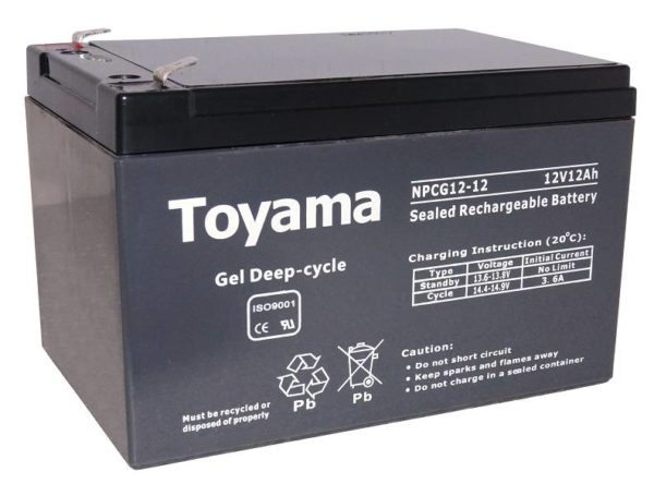 Akumulator żelowy Toyama NPCG 12 12V 12 Ah GEL Deep Cycle