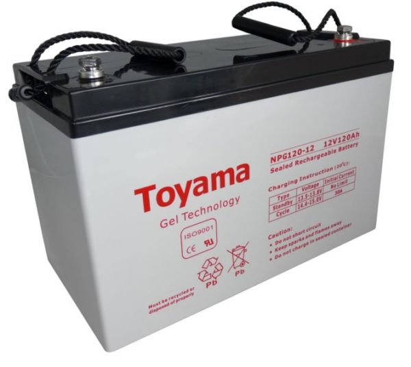 Akumulator żelowy Toyama NPG 120 12V 120Ah prawdziwy ŻEL