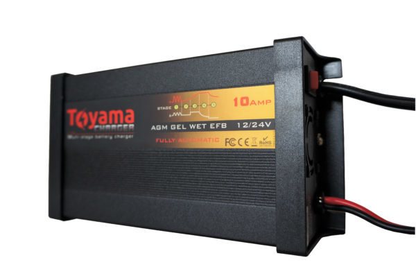 Ładowarka 5-etapowa Toyama 10A 12V/24V do akumulatorów żelowych i kwasowych