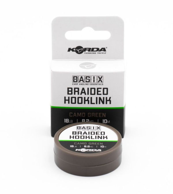 KORDA Basix Braided Hooklink 25lb 10m Najtaniej