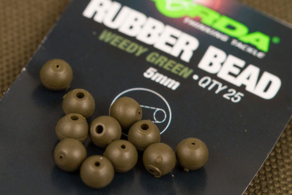 KORDA Rubber Bead Green 4mm - 25 szt. Sklep Karpiowy