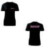 Koszulka – t-shirt Damska czarny wędkarski