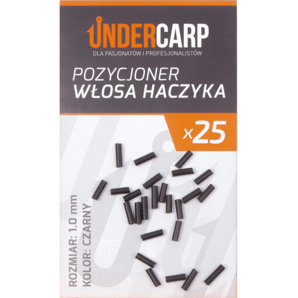 Pozycjoner Włosa Haczyka Czarny 1.0 mm wędkarski