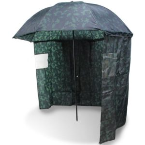 NGT Camo Brolly With Sides 45" - 2