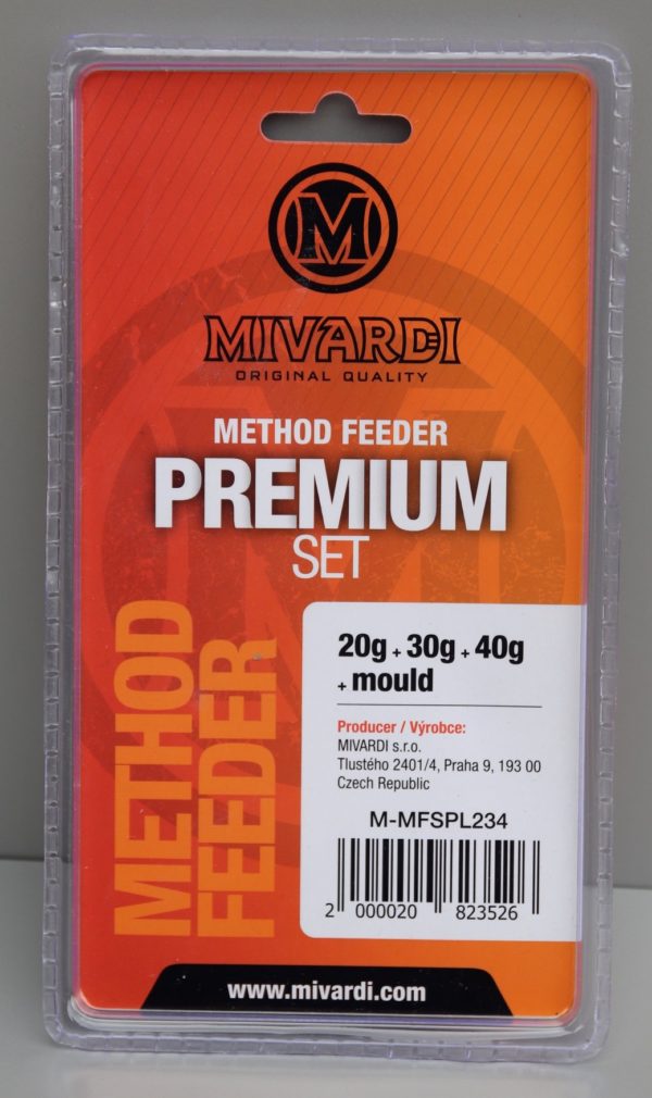 Method Feeder set Premium L (20g + 30g + 40g + Mould) M-MFSPL234 Feeder & Match příslušenství | Krmítka method a feeder