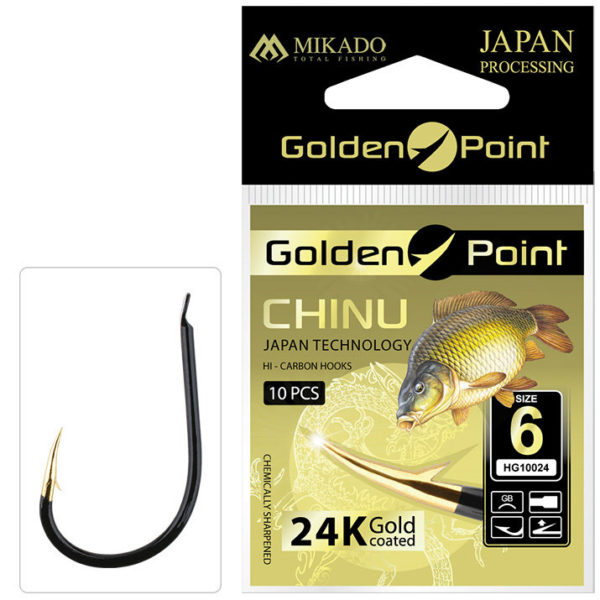 Sklep z Mikado Śląsk - HACZYK - GOLDEN POINT - CHINU nr 6 GB - op.10szt.