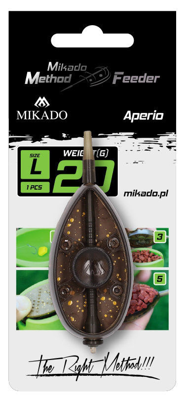 Mikado wędkarstwo - KOSZYCZEK - METHOD FEEDER APERIO L - 15g - op.1szt.