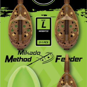 Sklep z Mikado Śląsk - KOSZYCZEK - METHOD FEEDER SHOT Q.M.F. SET L - 3x20g + FOREMKA - op.1kpl.
