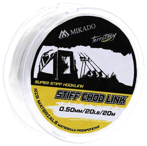 Sklep z Mikado Śląsk - LINKA PRZYPONOWA - STIFF CHOD LINK 15lbs/0.40mm - op.1szt.