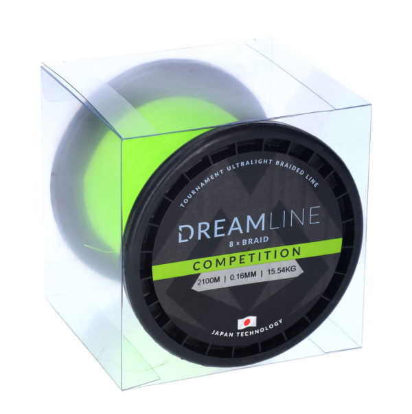 PLECIONKA - DREAMLINE COMPETITION - 0.12mm/10.21kg/2100m - FLUO ZIELONA - op.1szp.