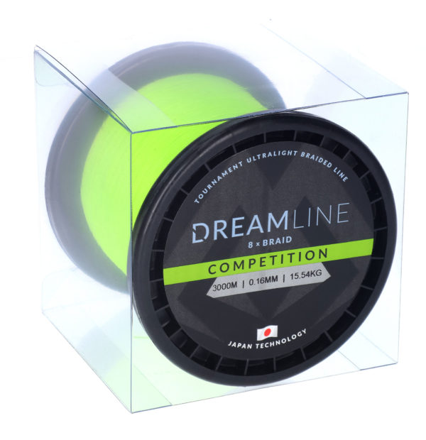 PLECIONKA - DREAMLINE COMPETITION - 0.12mm/10.21kg/3000m - FLUO ZIELONA - op.1szp.