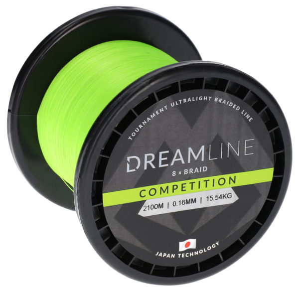 Mikado wędkarstwo - PLECIONKA - DREAMLINE COMPETITION - 0.14mm/12.98kg/2100m - FLUO ZIELONA - op.1szp.