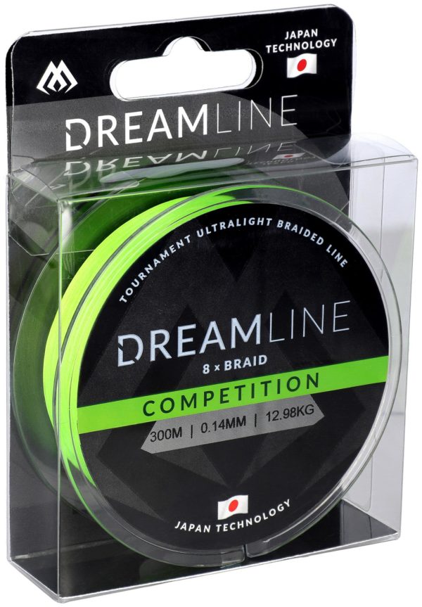 PLECIONKA - DREAMLINE COMPETITION - 0.23mm/23.61kg/300m - FLUO ZIELONA - op.1szp.