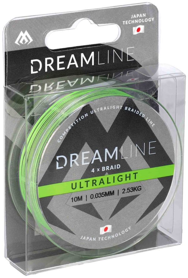 PLECIONKA - DREAMLINE ULTRALIGHT - 0.035mm/2.53kg/10m - FLUO ZIELONA - op.1szp.