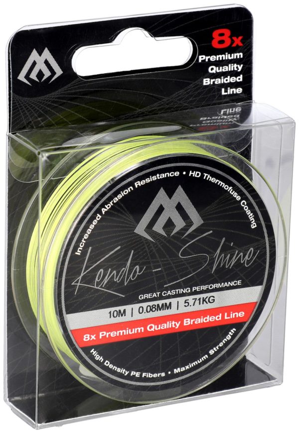 PLECIONKA - KENDO SHINE - 0.23mm/21.75kg/10m - FLUO ŻÓŁTA - op.1szp.