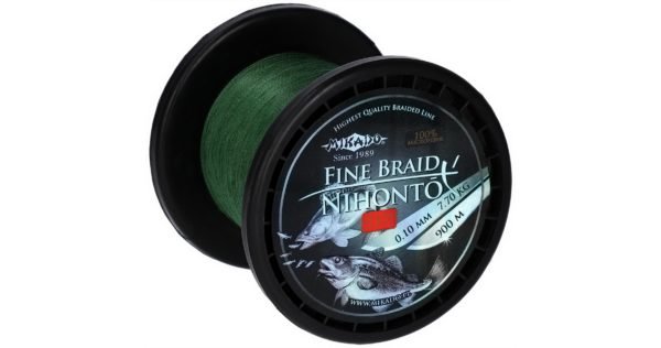 Sklep z Mikado Śląsk - PLECIONKA - NIHONTO FINE BRAID - 0.06mm/3.25kg/900m - ZIELONA - op.1szp.