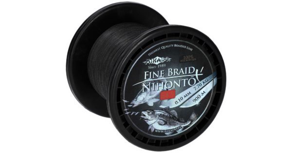 Sklep z Mikado Śląsk - PLECIONKA - NIHONTO FINE BRAID - 0.20mm/16.6kg/900m - CZARNA - op.1szp.