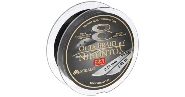 PLECIONKA - NIHONTO OCTA BRAID - 0.08mm/5.15kg/150m - CZARNA - op.1szp.