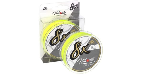 Mikado wędkarstwo - PLECIONKA - NIHONTO OCTA BRAID - 0.20mm/18.1kg/150m - FLUO ŻÓŁTA - op.1szp.