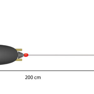 Sklep z Mikado Śląsk - ZESTAW - SUMOWY - SET II - ADJUSTABLE COMBI RIG WITH RATTLE 20g/200cm/100kg - kotwica: 3/0 - op.1szt