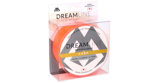 ŻYŁKA - DREAMLINE CARP - 0.40mm/16.56kg/600m - FLUO POMARAŃCZOWA - op.1szp.