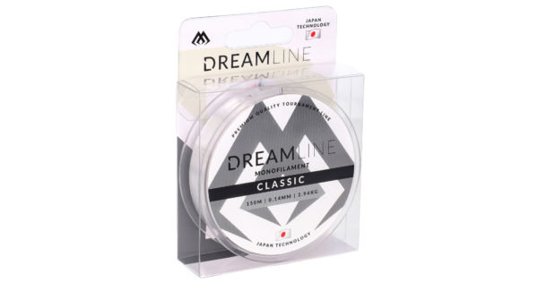 ŻYŁKA - DREAMLINE CLASSIC - 0.26mm/8.25kg/150m - TRANSPARENTNA - op.1szp.