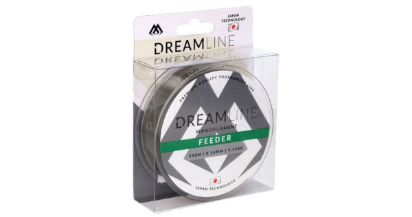 ŻYŁKA - DREAMLINE FEEDER - 0.16mm/4.16kg/150m - ZIELONA - op.1szp.