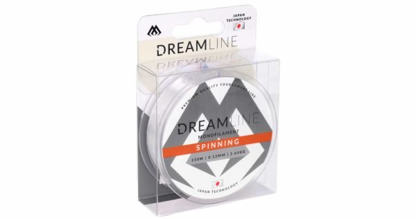 ŻYŁKA - DREAMLINE SPINNING - 0.22mm/6.18kg/150m - TRANSPARENTNA - op.1szp.