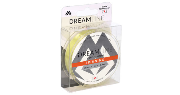 ŻYŁKA - DREAMLINE SPINNING - 0.24mm/7.95kg/150m - ŻÓŁTA - op.1szp.