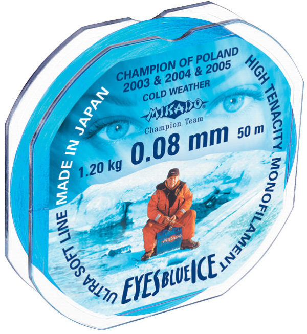 Sklep z Mikado Śląsk - ŻYŁKA - EYES BLUE ICE - 0.14mm/2.90kg/25m - op.10szp.
