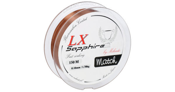 Mikado wędkarstwo - ŻYŁKA - LX SAPPHIRE MATCH - 0.16mm/3.85kg/150m - op.1szp.