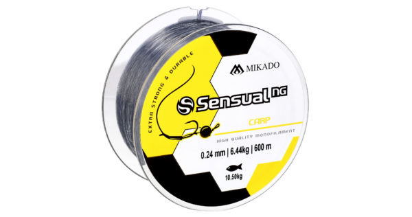 Mikado wędkarstwo - ŻYŁKA - SENSUAL N.G. CARP 0.45mm/30kg/600m - TRANSPARENTNA - op.1szp.