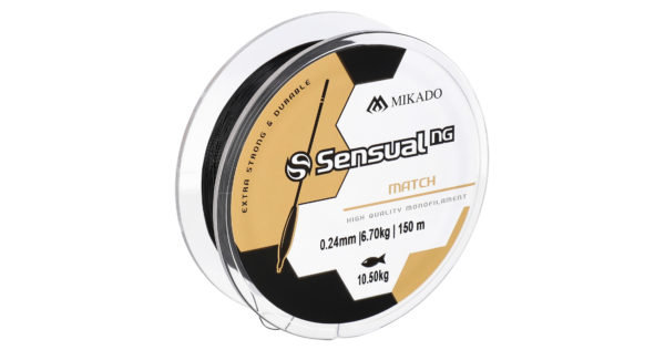 Mikado wędkarstwo - ŻYŁKA - SENSUAL N.G. MATCH 0.20mm/7.5kg/150m - CZARNA - op.1szp.