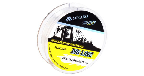 Mikado wędkarstwo - ŻYŁKA - TERRITORY ZIG LINE - 0.28mm/8.60kg/60m - op.1szp.