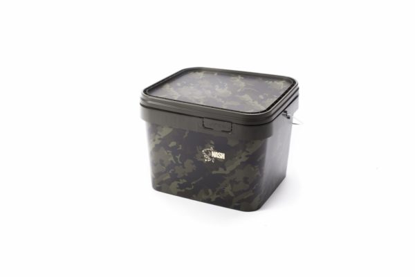 parentcategory1} Buckets & Spod Stations B4008 Nash Spot On Rectangular Bucket Camo 17L