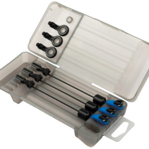 Fox Black Label Mini Swinger 3 Rod Set - Blue Bite Indicators