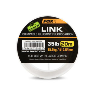 Fox EDGES™ Link Illusion Flurocarbon Edges™ Hooklinks & Leader Materials