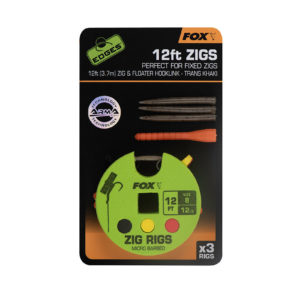 Fox EDGES™ Zig Rigs - 12ft (3.7m) Edges™ Ready Tied Rigs