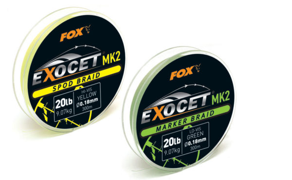 Fox Exocet® MK2 Spod & Marker Braid Mainline and Leaders