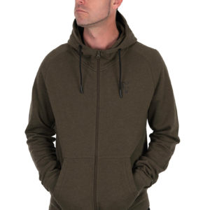 Fox Collection LW Hoody Green & Black Clothing