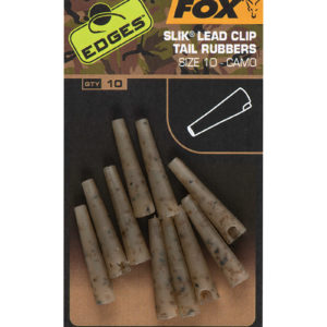 Fox EDGES™ Camo Slik Lead Clip Tail Rubber (Size 10) Edges™ Lead Setups