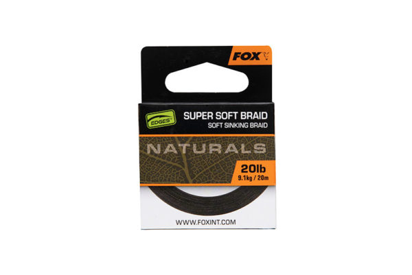 Fox EDGES™ Naturals Super Soft Braid Edges™ Hooklinks & Leader Materials