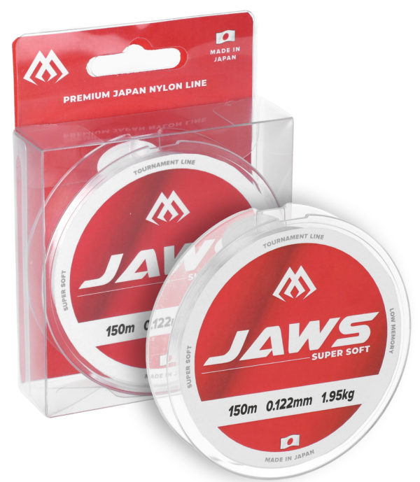 Sklep z Mikado Śląsk - ŻYŁKA - JAWS SUPER SOFT 0.189mm/4.12kg/150m TRANSPARENTNA - op.1szt.