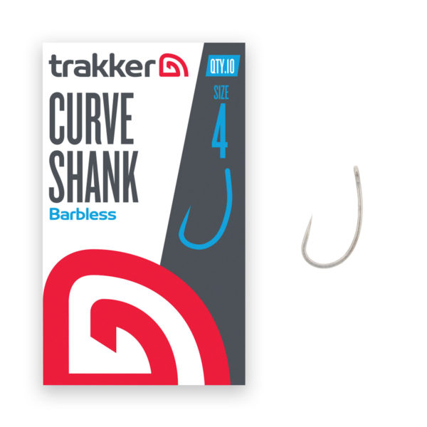 Trakker Curve Shank Hooks Size 4 (Barbless) TPx5