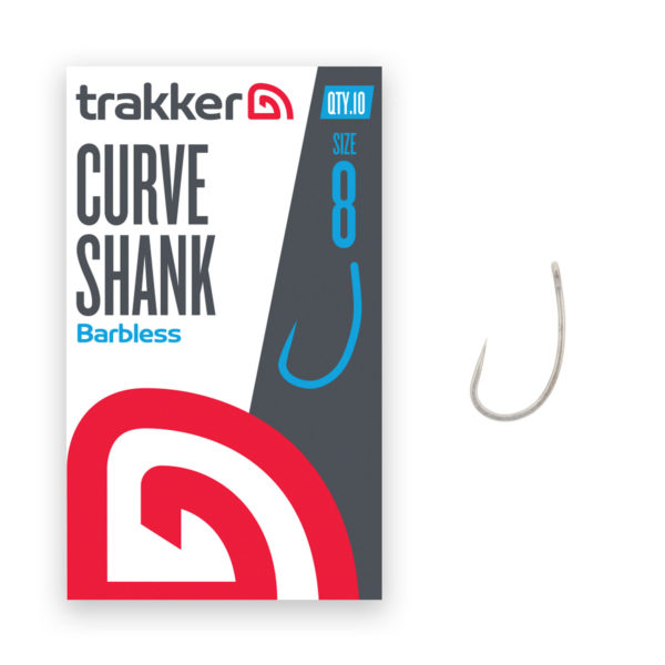 Trakker Curve Shank Hooks Size 8 (Barbless) TPx5