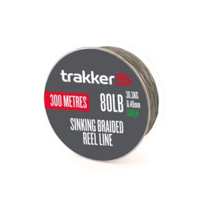 Trakker Sinking Braid Reel Line (80lb)(36.3kg)(0.49mm)(300m)