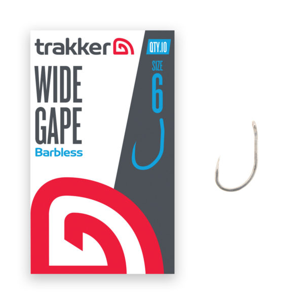 Trakker Wide Gape Hooks Size 6 (Barbless) TPx5